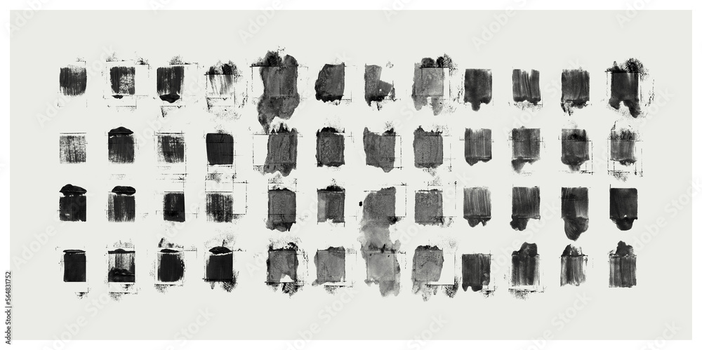 Black Ink Pattern with Seeping Ink Detail Stock Photo | Adobe Stock