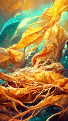 Wall Mural - plain fabric background illustration effect illustration generative ai content by midjourney