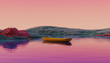 © Javier Pardina/Stocksy - Lonely boat at lake
