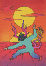 Contemporary Dance Illustration