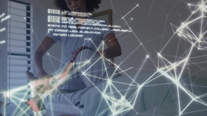Poster - Animation of connections and data processing over diverse doctor and patient exercising