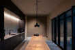 © Koen Van Damme/Stocksy - dining table in kitchen