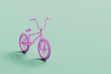 Bicycle 3d Illustration. 