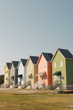Colorful Houses With Copyspace