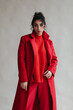 © Sergey Filimonov/Stocksy - Red fashion portrait