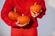 © Sergey Filimonov/Stocksy - Pumpkins - Autumn fashion detail