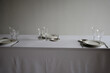 © Nikita Sursin/Stocksy - white table setting