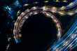 © YiChao Ma/Stocksy - Top View of City Street Crossing