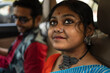 © Dream Lover/Stocksy - Young couple interacting inside a car wearing traditional Indian dress