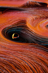 futuristic red data lines 
