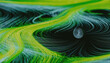 © Javier Pardina/Stocksy - futuristic green data lines