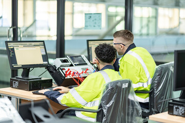 electrical engineers supervise and design plc electrical systems for companies or industrial factori