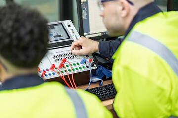 electrical engineers supervise and design plc electrical systems for companies or industrial factori