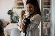 © Jelena Markovic/Stocksy - Hugging black and white cat
