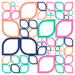 Leinwandbilder - Modern Creative Abstract Geometrical Shape Pattern. 3d Rendering