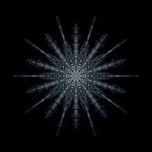 Snowflake Mandala Design