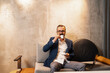 © Aleksandra Jankovic/Stocksy - Businessman In His 50s Drinking Coffee And Looking At The Camera