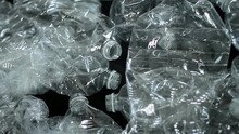 Recycled Plastic Bottles On A Table Keeping The Environment Green No People Stock Footage