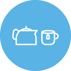 Canvas Print - Coffee Vector Icon
