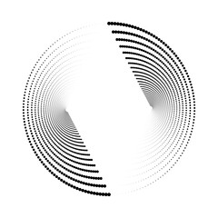 Poster - Abstract halftone dots vector background texture.
