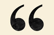 © The Laundry Room/Stocksy - Quote Marks with Ink and Paper Texture