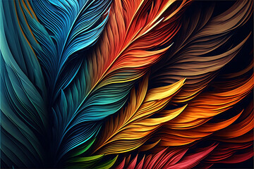 Wall Mural - texture Unfolding of Colors  hd ultra definition