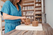 Handmade Shaping Clay Pieces.