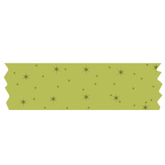 Wall Mural - Green Washi Tape