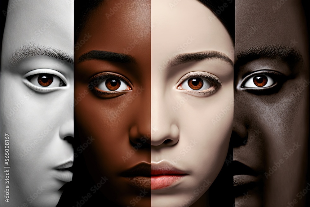 International Day for the Elimination of Racial Discrimination and racism illustration generative ai