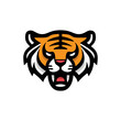 angry tiger head power mascot vector logo