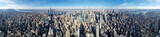Fototapeta Nowy Jork - New York Manhattan Panorama 360 North