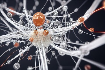 Poster - Conceptual background of abstract technology.