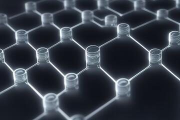 Poster - Conceptual background of abstract technology.