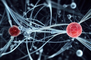 Poster - Conceptual background of abstract technology.
