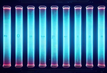 Poster - Conceptual background of abstract technology.