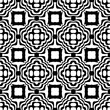 © t2k4 - Vector pattern in geometric ornamental style. Black and white color.Seamless repeat pattern.Simple geo all over print block for apparel textile, ladies dress, fashion garment, digital wall paper.