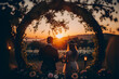 © Matus - Intimate Sunset Wedding Ceremony, generative ai
