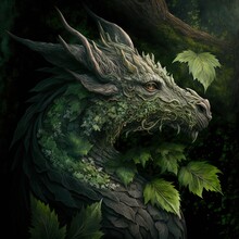 Green Dragon Head