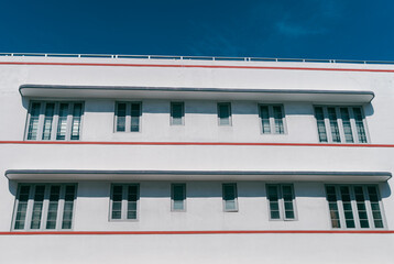 facade of a building in Miami Beach 