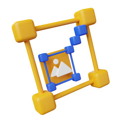 Poster - Resizing 3D Illustration