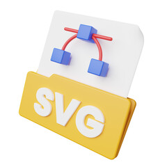 Poster - SVG File Format 3D Illustration