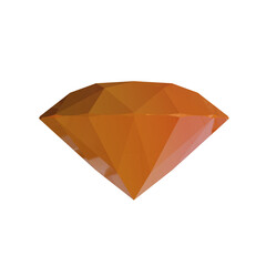 Poster - 3D Diamond Abstract Shapes