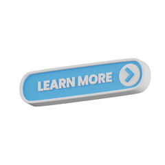 Poster - Learn More Button 3D Illustration