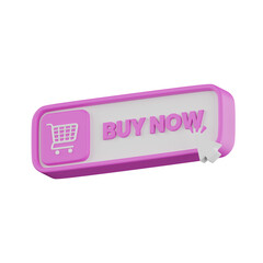 Poster - Buy Now Button 3D Illustration