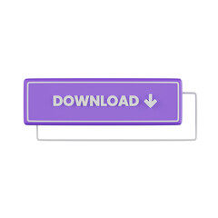 Poster - Download Button 3D Illustration