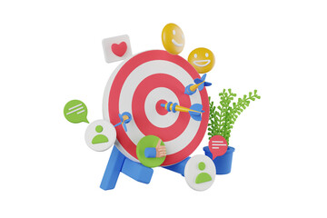 Poster - Target Customer 3D Illustration