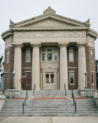 Sticker - John Jermain Memorial Library architecture, Sag Harbor, New York