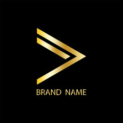 Poster - Logo template. Brand name. Business concept. Geometric design. Vector illustration.