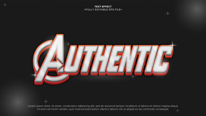 Poster - hero 3d text effect design fully editable