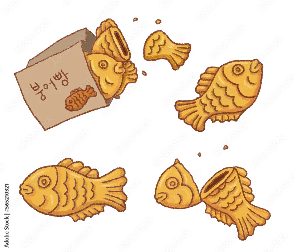 붕어빵 일러스트, fish bread 스톡 일러스트레이션 | Adobe Stock 붕어빵 일러스트, fish bread 스톡 일러스트레이션 | Adobe Stock